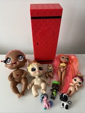 LOL OMG & MGA Dolls Bundle incl Locker/Carry Case