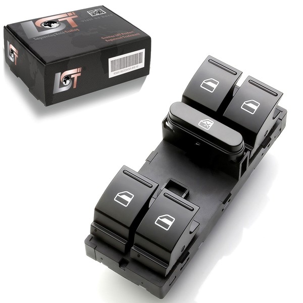 Fensterheber Schalteinheit Links Schwarz FüR Seat Toledo VW Passat Tiguan Touran-image