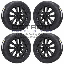 20 Jeep Grand Cherokee Gloss Black Wheels Rims Tires Oem 2017-2021 9157