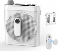 VEVARUN 15W Wireless Voice Amplifier, 2 Magnetic Lavalier Mics, Noise Reduction