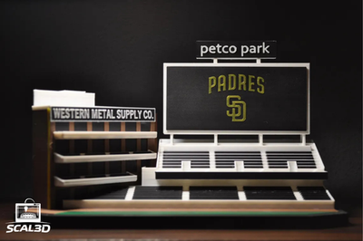 #ad San Diego Padres Petco Park 3D Replica Left Outfield Stands $39.99
