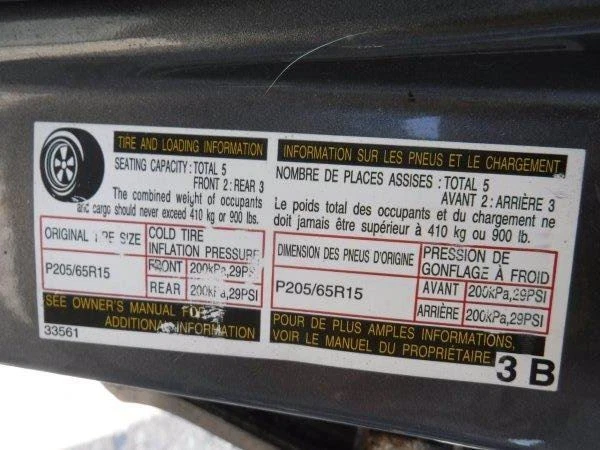 Toyota Camry 2004 Bootlid/Tailgate Grey 6440133320 2262 Foto 3 de 4