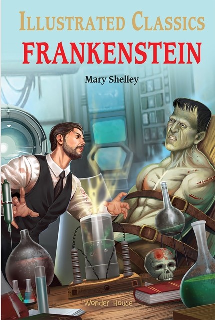 Mary Shelley Unisex White Frankenstein For Kids : Illustrated Children Classics English Novel In - Image 2
