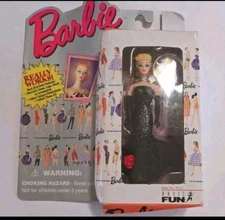 1995 Vintage Set of 2 BARBIE Keychains Mattel Basic Fun & Solo in the Spotlight