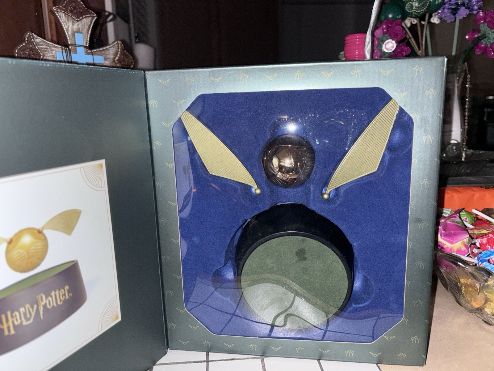 Harry Potter Levitating Golden Snitch Bye Wizard World