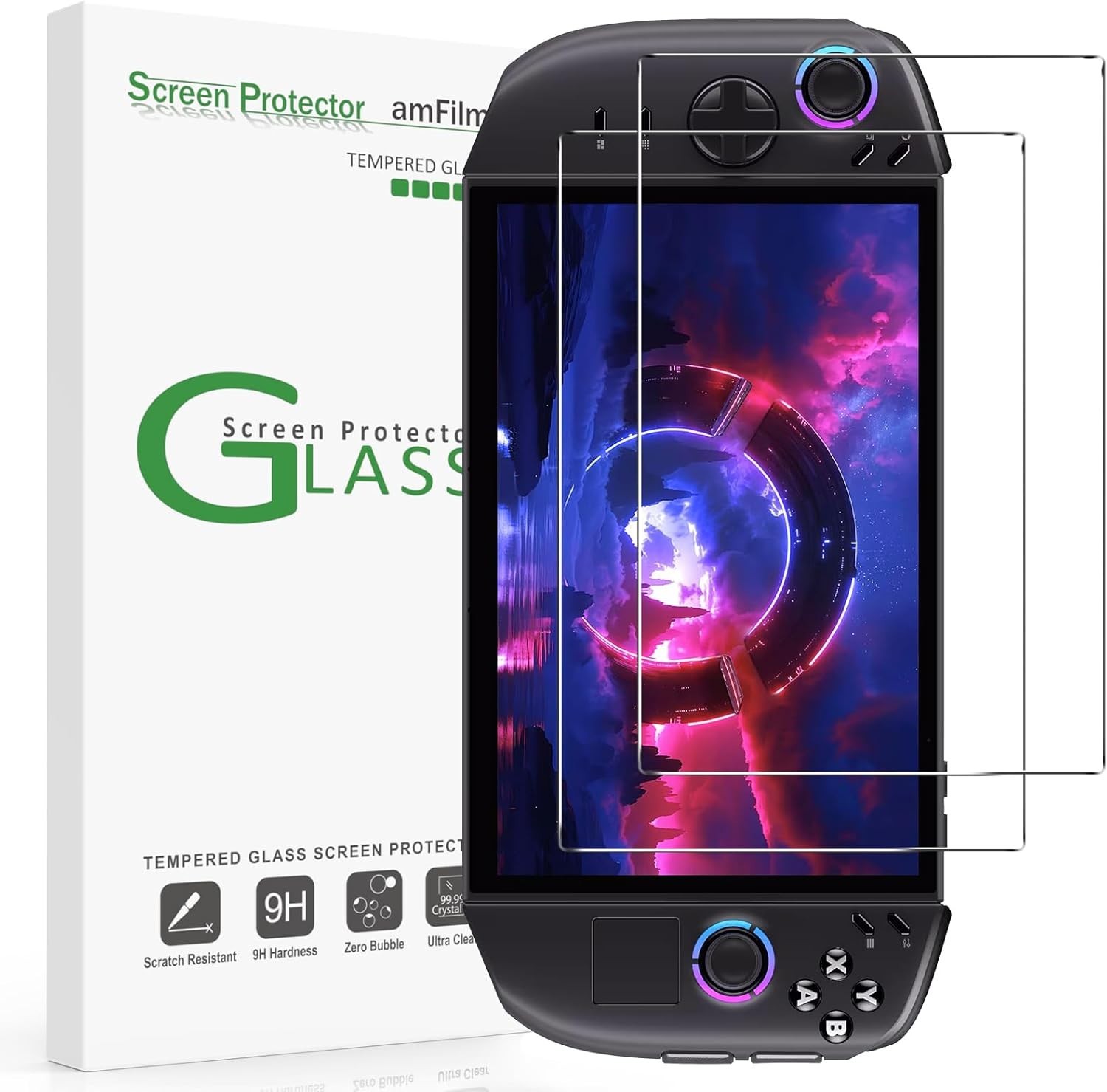 amFilm 2 Pack Screen Protector for Lenovo Legion Go Gen 2 8.8'' Handheld 2025