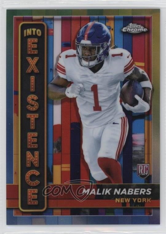 2024 Topps Chrome Into Existence Malik Nabers #IE-6 Rookie RC 6m7