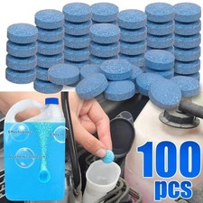 100x WINDSCREEN WASH FLUID TABLETS TAB SCREENWASH EFFERVESCENT TABLET