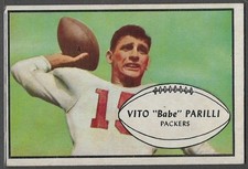 1953 Bowman #3 Vito Babe Parilli (EX-EXMT) Green Bay Packers