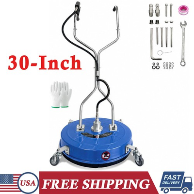 #ad 30#x27;#x27; Pressure Washer Surface Cleaner Dual Handle Stainless Steel 5200 PSI Washer $235.99