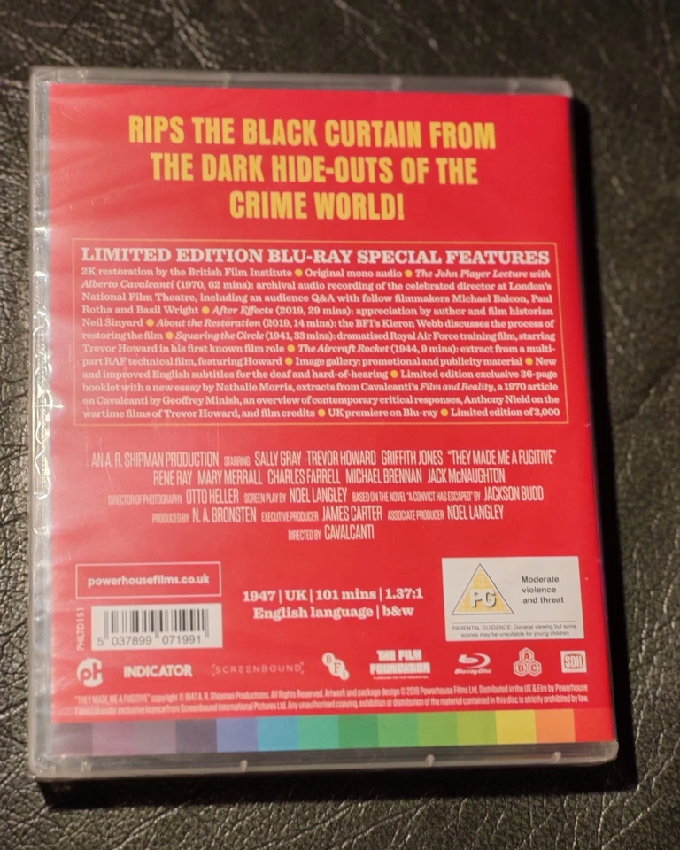 They Made Me A Fugitive Limited Edition  Powerhouse Indicator Blu-Ray+booklet - Image 2 of 2