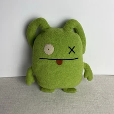 Vintage 2003 Uglydoll OX Green Plush Stuffed Doll Toy 10” Item 10091 Pretty Ugly
