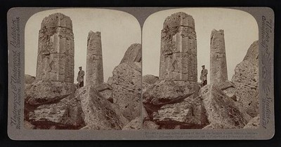 Selinunte Sicily 1906 Apollo Temple Fallen Pillars Greek Ruins Stereo View