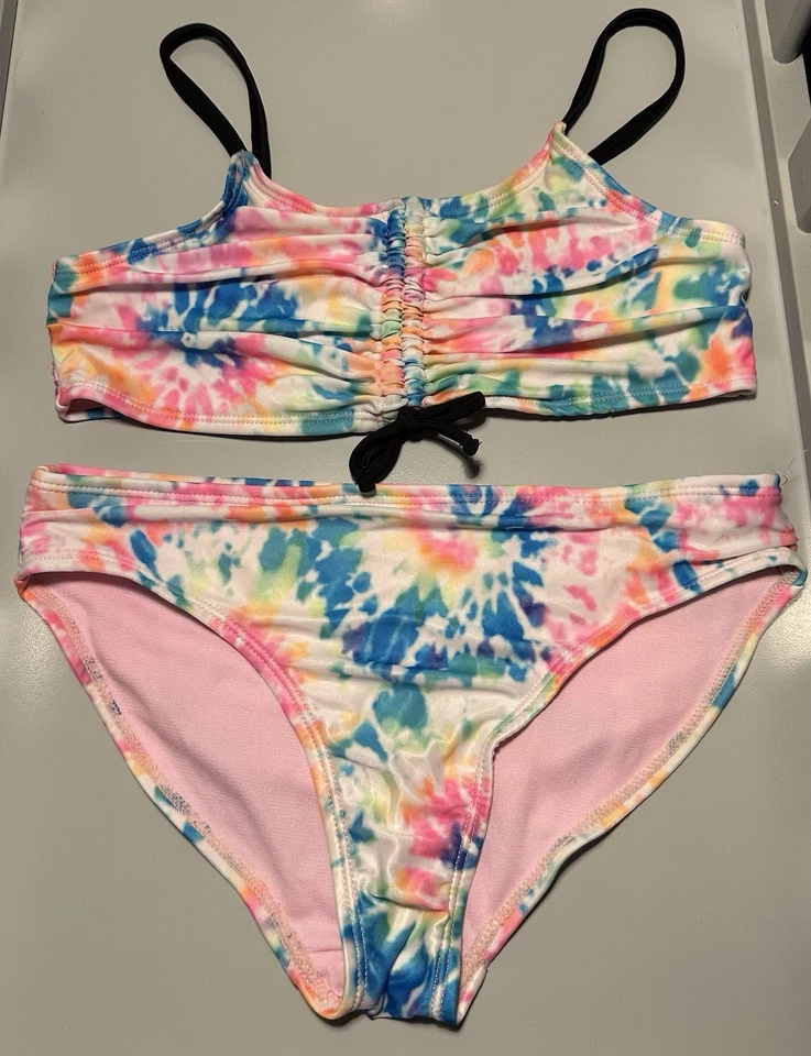 Paquete de 2 trajes de baño Wonder Nation para niñas talla 7/8 Foto 2 de 4