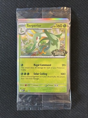 Pokémon Mega Evolution Perfect Order Prerelease STAFF Promo Sealed Pack