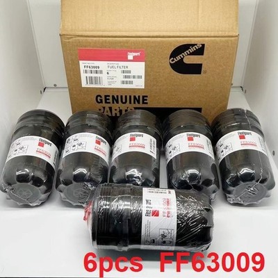 6X FF63009 Fuel Filter Fleetguard Replaces Cummins Engine Part 5303743 FF63054NN