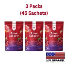 ARAYA Collagen Mix Plus Powder Strawberry Flavor Supplement USA us Seller 3 Pack