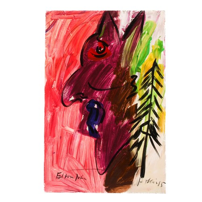 #ad Signed Peter Keil quot;Elton Johnquot; Oil on Masonite $999.95