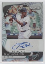 2020 Panini Prizm Rookie Auto Silver Prizm Travis Demeritte #RA-TD Auto 5wg