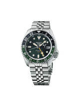 Seiko 5 Sports SSK035 GMT Automatico Uomo Verde Acciaio 42.5mm Nuovo jubilee