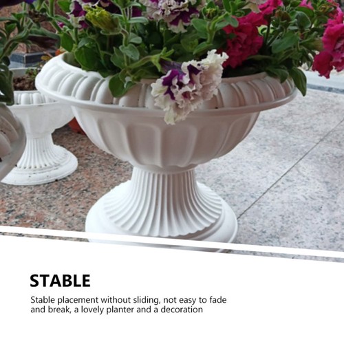 Roman Column Flower Pot Outdoor Planter Plastic Wedding Flowerpots - Picture 10 of 12