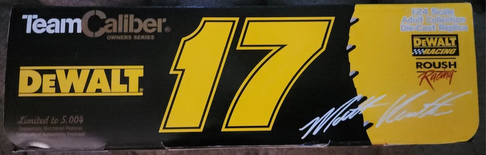 NASCAR Winston Cup DeWALT Victory Lap Team Caliber 2003 FORD TAURUS AUTOGRAPHED - Image 2 of 4