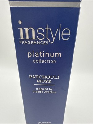 InStyle Fragrances Platinum Collection Patchouli Musk EDT 3.4 oz Brand New