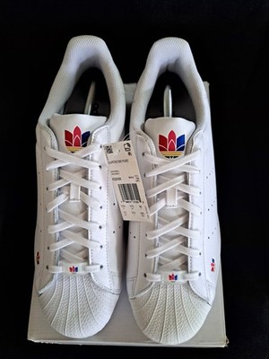 Adidas Superstar Pure Men Size 13 Athletic Sneaker Casual Shoes White FZ2153 NIB