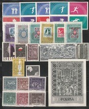 Poland (1960) - Partial Year (Scott # 906-934; see text)  MNH VF