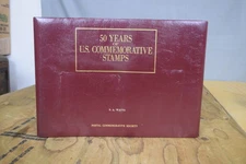 Vintage 50 Years US Commemorative Stamps Album Postal Commemorative Society Book