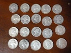 20 - 1940-64 Washington SILVER Quarters - Lot of 20 / HALF ROLL / $5 FACE VALUE