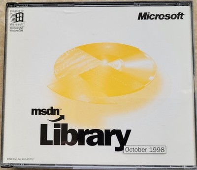 Vintage - Microsoft MSDN Library, 3 CDs for Windows NT and Windows 98