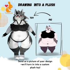 Custom Plush Inspired by Luna from Helluva Bo...