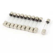 10 Pack 250V 3.5A Quick Blow Glass Fuses Fast Acting Tubes 6mm x 30mm
