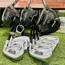 PING ANSER Fullset 1w 3w 4w Anser Forged Iron 5-9+W 11clubs SR S Flex RH Golf