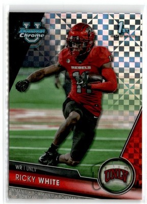 2023 BOWMAN CHROME UNIVERSITY X-FRACTOR RICKY WHITE #188