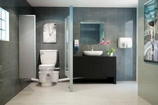 NEW SANIFLO SANIBEST PRO GRINDING PUMP WITH ROUND BOWL & TANK