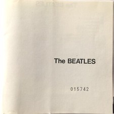 The Beatles 2-CD - White Album, numbered,  015742 in two jewel cases 