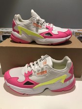 adidas originals premium pink glitter falcon sneakers