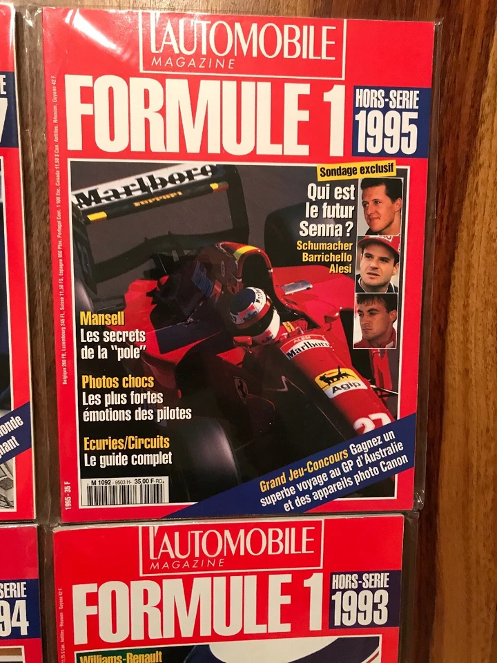L'automobile mag Formule 1 Formula Prost, Villeneuve, Senna (1993-97)(in french) - Image 3 of 4