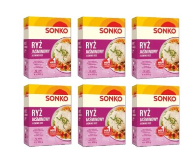 Sonko Jasminreis 6x(4x100g) Kochbeutel   Thai Duftreis 2.4kg Reiskocher Geeignet