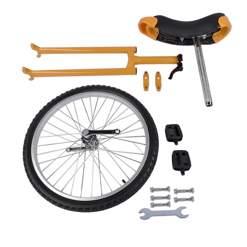 16/24in Wheel Unicycle Mountain Tire Adjustable Seat Outdoor Fitness Training - Picture 47 of 77