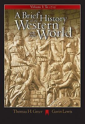 A Brief History of the Western World, Volume I: To 1715 (with CD-ROM and InfoTra