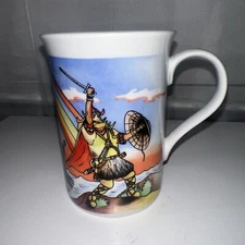 RARE ENGROS NORWAY VIKING COFFEE CUP  PORCELAINE 12oz