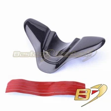 DUCATI 1098 848 1198 100% Carbon Fiber Tank Pad Front Key Chain Guard Cover Trim