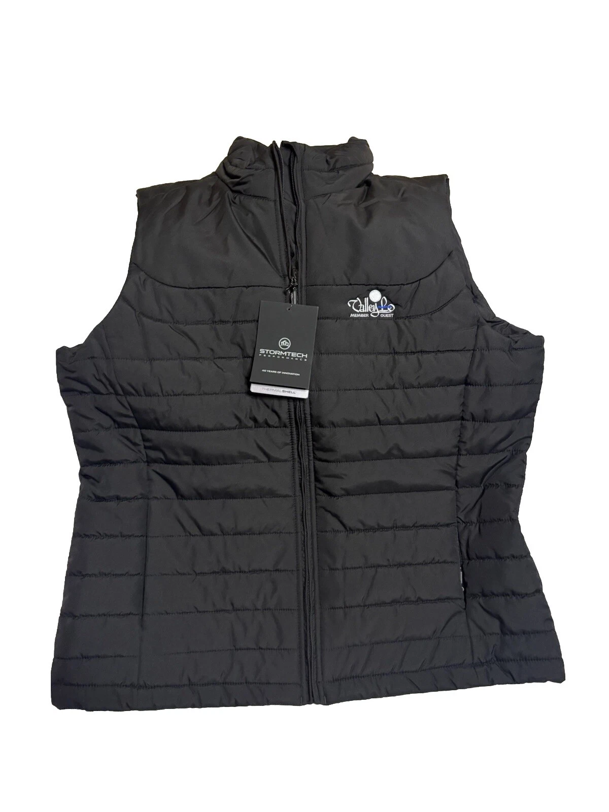 Stormtech Puffer Vest Mens 2xLarge Full Zip Performance Thermal Shell Black