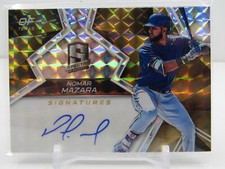 NOMAR MAZARA 2017 SPECTRA AUTOGRAPH AUTO #3/3-RANGERS!!!