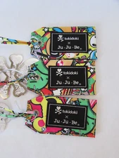 Jujube Tokidoki Be Tagged Iconic Tag Luggage Bag Holder Set of 3  K