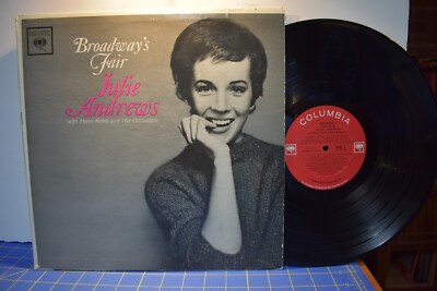 Julie Andrews Broadway s Fair Julie LP Columbia 2 Eye Mono CL 1712