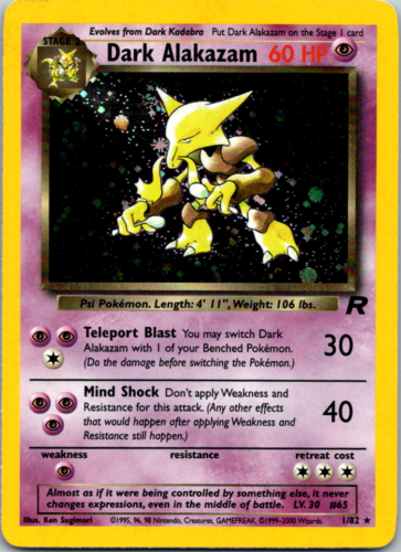 Ensemble de fusées d'équipe Pokémon illimité - Choisissez votre carte ! 2000 Vintage WoTC - NEUF/LP - Photo 4 sur 86